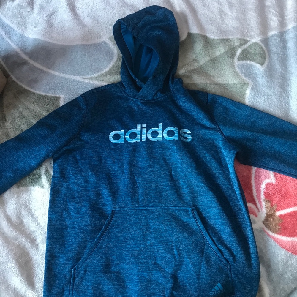 Adidas blue hoodie